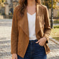 Women's Slim Fit Faux Suede Jacket