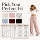 Women's Elegant Velvet Wide-Leg Pants