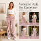 Women's Elegant Velvet Wide-Leg Pants
