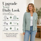 Women's Casual Knit Baseball Jacket