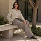 Women's Casual Knit Baseball Jacket