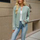 Women's Casual Knit Baseball Jacket