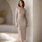 Women's Slim-Fit Hooded Maxi Dress