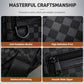 PU Leather Square Crossbody Bag for Men