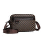 PU Leather Square Crossbody Bag for Men