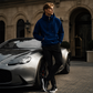 Men's Casual High Collar Loose Fit Hoodie