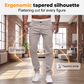 ✨ Men’s Modern Slim-Stretch Trousers – Sleek Fit & All-Day Comfort