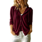 Women's Relaxed Hooded Button-Down Cardigan