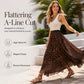 Women's Print A-Line Maxi Skirt