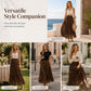 Women's Print A-Line Maxi Skirt