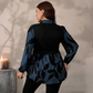 Women’s Elegant Fake 2-Piece Printed Shirt