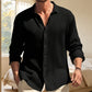 Men's Casual Breathable Waffle Texture Shirt