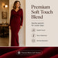 Women's Elegant Wrap V-Neck Ribbed Knit Dress
