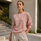 Women's Waffle Knit Long Sleeve Top