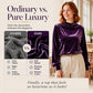 Women's Velvet Mock Neck Top