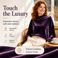 Women's Velvet Mock Neck Top