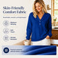 Women's Casual V-Neck Button Sweatshirt