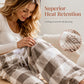 Women's Plush Plaid Wide-Leg Pants