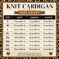 Women's Chic Leopard Print Knit Cardigan