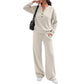 Women's Effortless Top & Wide-leg Pants Set