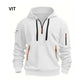 Hoodies for Men with Half-Zip and Pockets