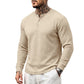 Men's Casual Henley Long Sleeve Shirt