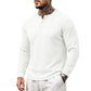 Men's Casual Henley Long Sleeve Shirt