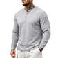 Men's Casual Henley Long Sleeve Shirt
