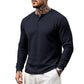 Men's Casual Henley Long Sleeve Shirt