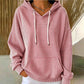 Women's Striped Patchwork Hoodie Sweatshirt