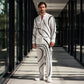 Men's Artistic Print Breathable 2-Piece Set
