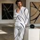 Men's Artistic Print Breathable 2-Piece Set