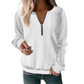 Women’s Half-Zip Cable Knit Sweatshirt