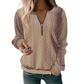 Women’s Half-Zip Cable Knit Sweatshirt
