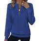 Women’s Half-Zip Cable Knit Sweatshirt