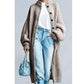 Women's Chunky Knit Long Sweater Coat