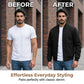 Men's Classic Bomber Jacket with Zip Front