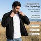 Men's Classic Bomber Jacket with Zip Front
