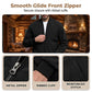 Men's Classic Bomber Jacket with Zip Front
