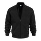 Men's Classic Bomber Jacket with Zip Front