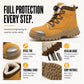 Men's Winter Anti-Smash Steel Toe Warm Shoes