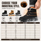 Men's Winter Anti-Smash Steel Toe Warm Shoes