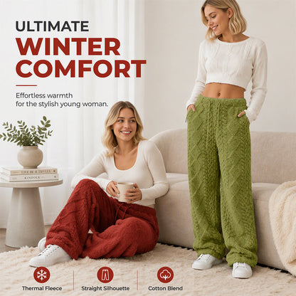 Women's Casual Straight-Leg Drawstring Pants