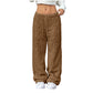 Women's Casual Straight-Leg Drawstring Pants