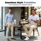 Men's Stretch Slim-Fit Business Trousers