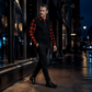 Men's Casual Long Sleeve Half-Zip Shirt