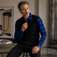 Men's Casual Long Sleeve Half-Zip Shirt