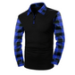 Men's Casual Long Sleeve Half-Zip Shirt