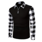 Men's Casual Long Sleeve Half-Zip Shirt