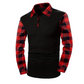 Men's Casual Long Sleeve Half-Zip Shirt